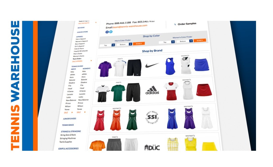 Tennis Warehouse "Tennis Team Uniforms at Tennis Warehouse - How To Order"